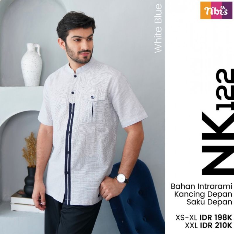 BUSANA MUSLIM KOKO NIBRAS NK 122 ORI100%