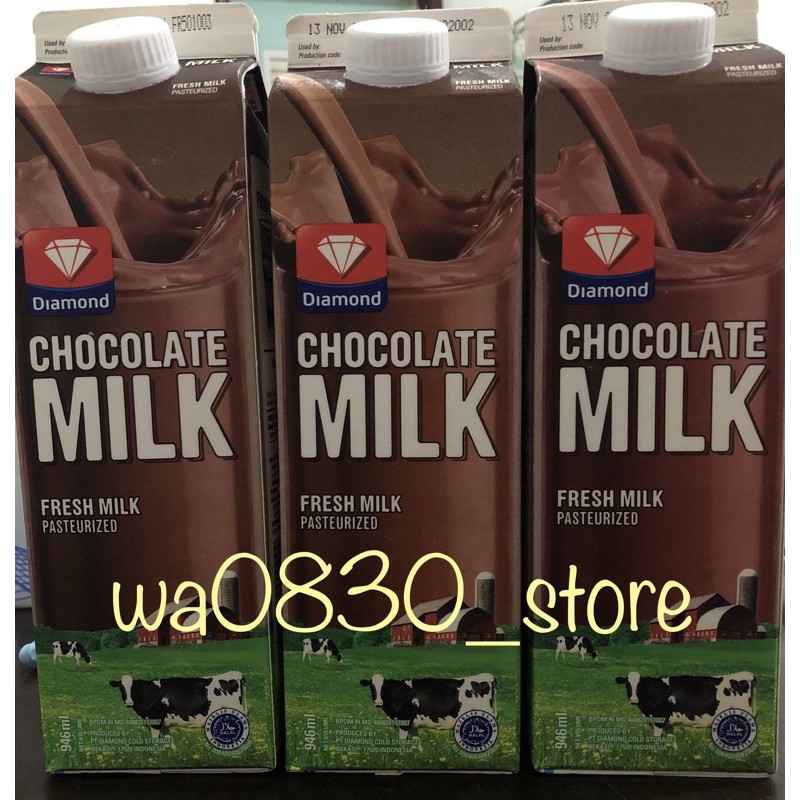 

susu diamond fresh milk coklat (isi 6 pcs)