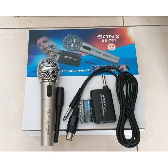 Mic Sony SN 781/m90 Microphone Bisa wireless dan kabel