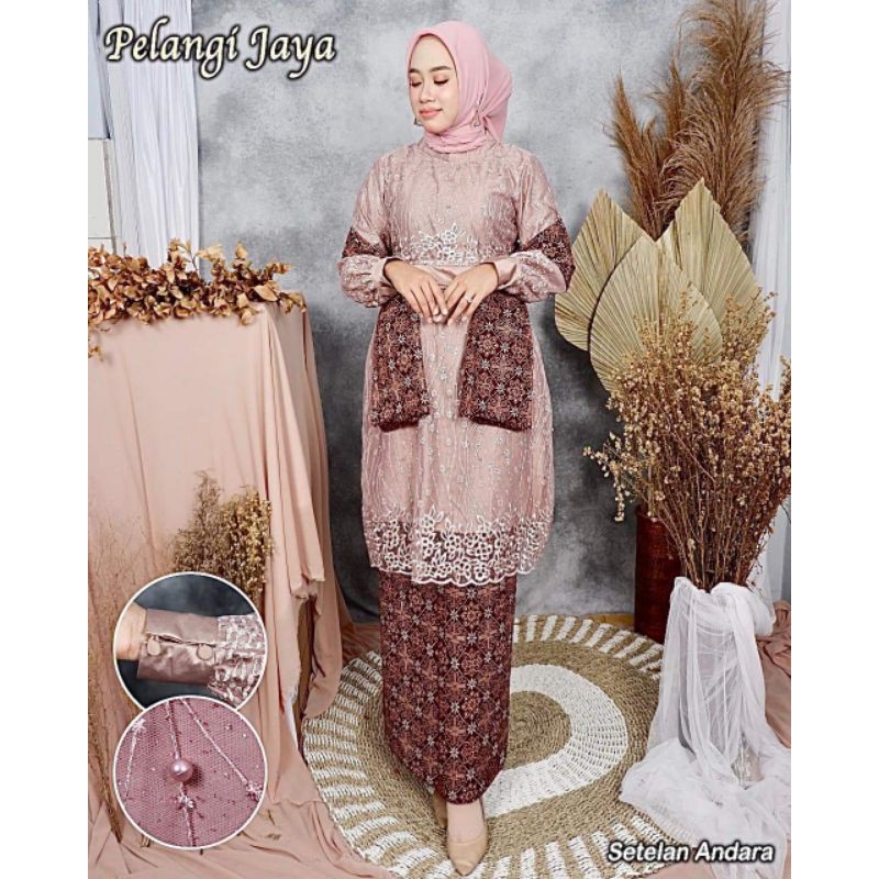 kebaya (stelan andara) pelangi jaya