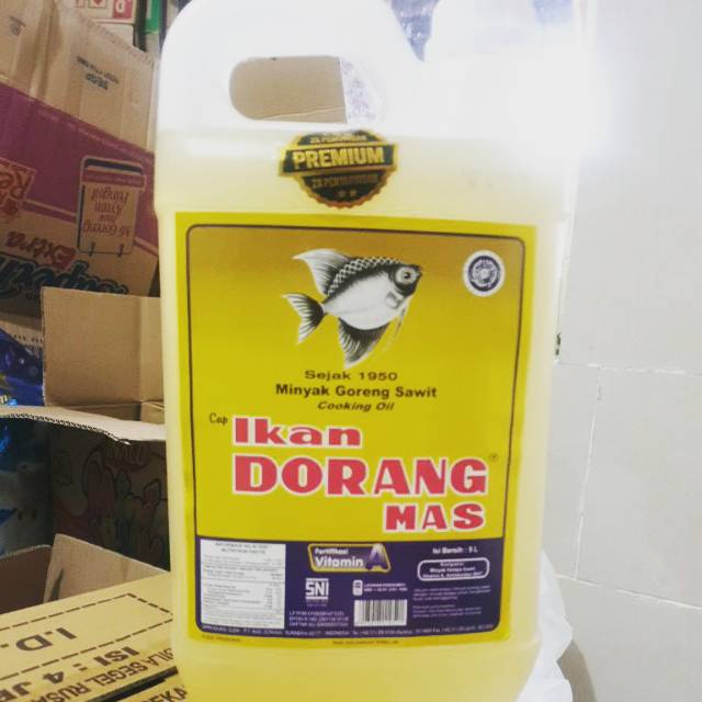

Minyak Sawit cap ikan dorang ORI 5ltr/1karton....minim pengambilan 4karton