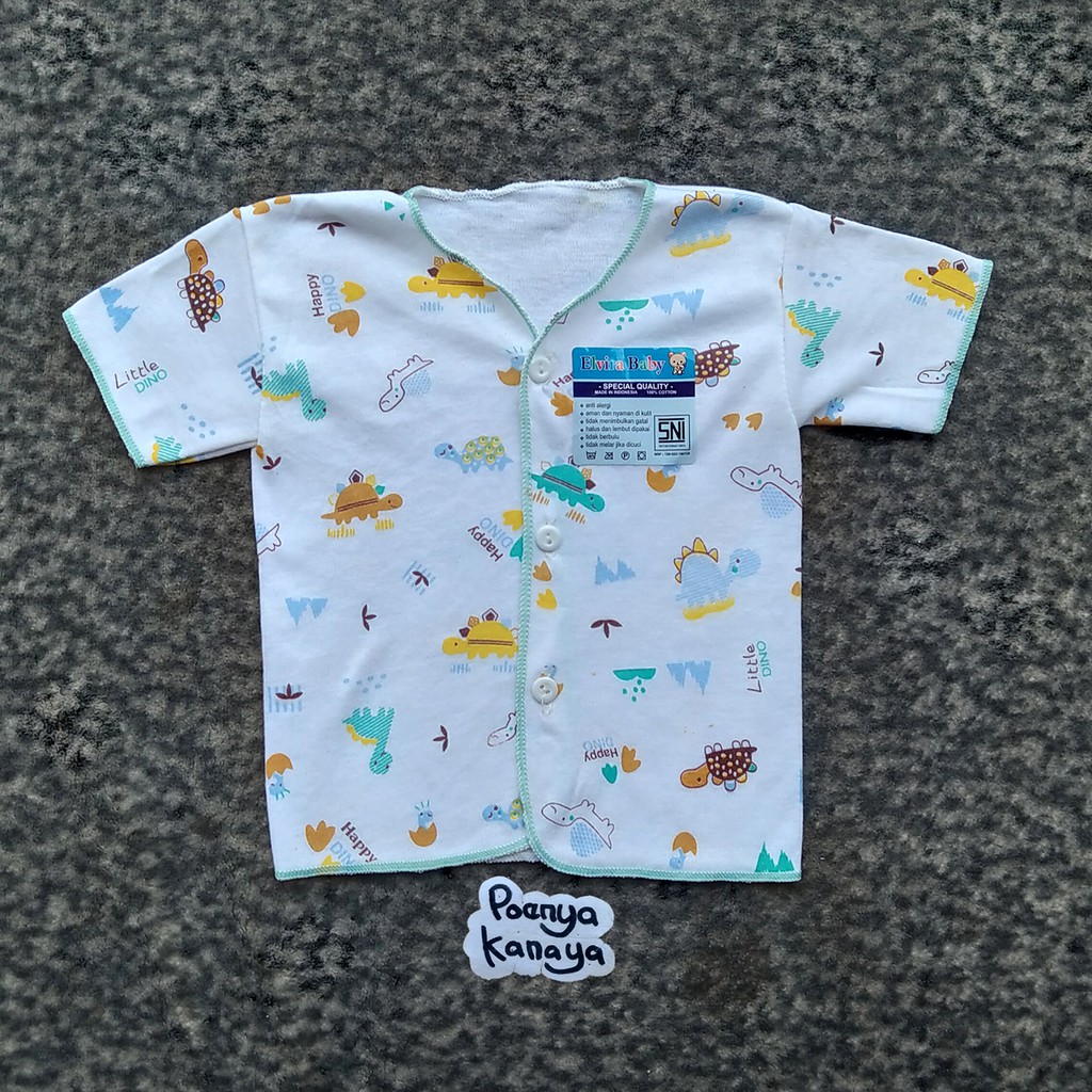 SNB05 Baju Bayi Pendek Newborn ELVIRA SNI-7