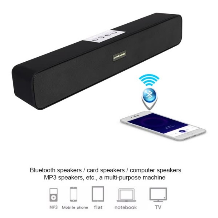 SPEAKER MULTIMEDIA SIMBADDA CST 350N SUBWOOFER PORTABLE MUSIC PLAYER POWER SOUND BAR