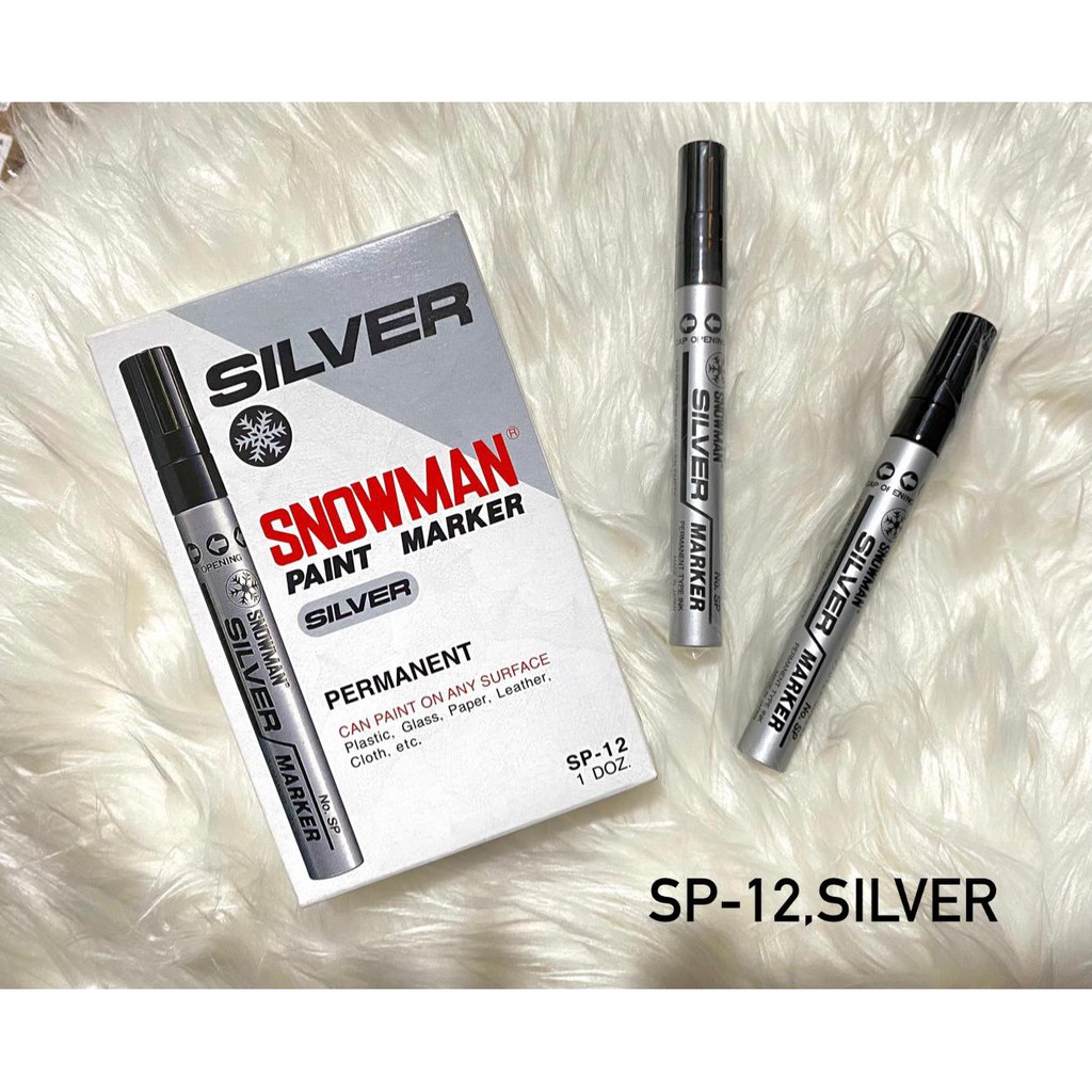 

SNOWMAN SILVER PAINT MARKER 2.5mm SP-12