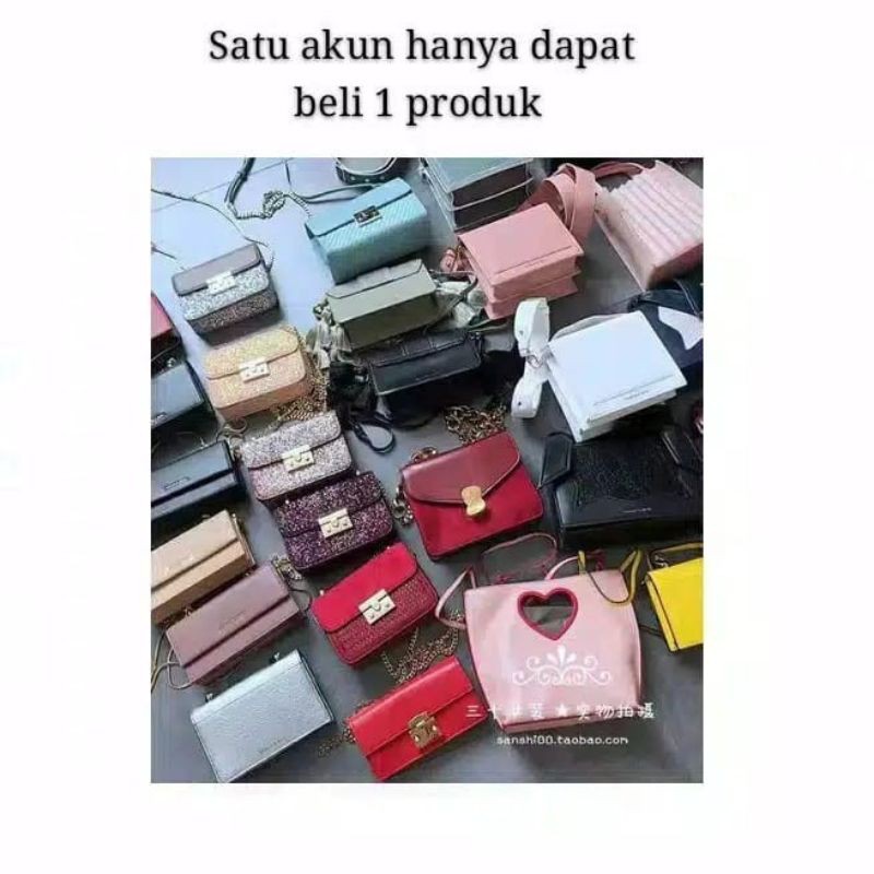CUCI GUDANG !!! DIKIRIM RANDOM TAS BRANDED IMPORT MURAH