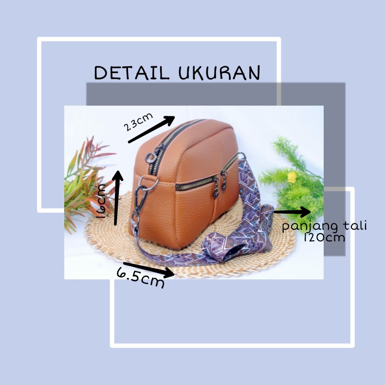 tas wanita papirut Kellys selempang hp slingbag wanita tali longstrap cod murah