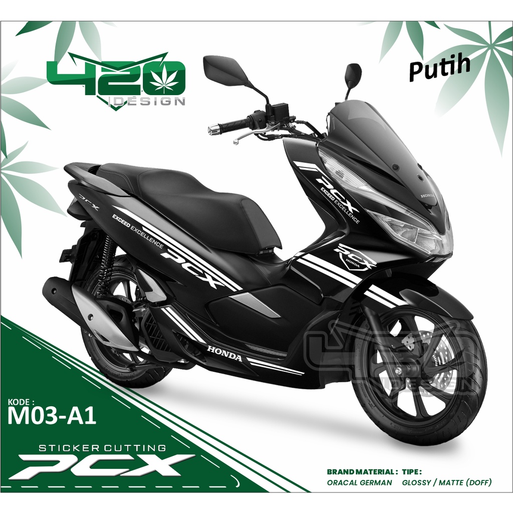 [READY] STICKER CUTTING PCX 150 - STICKER HONDA PCX 150 - VARIASI LIS STIKER CUTTING HONDA PCX - PCX