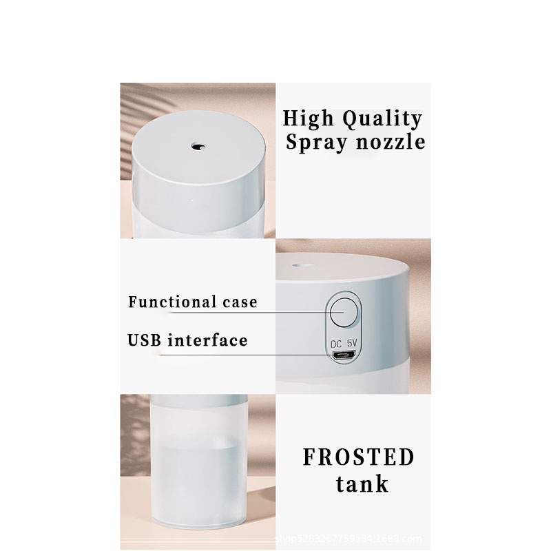 Air Humidifier Mini Portabel Usb Ultrasonic Air Atomizer Alat Penyemprot Rumah Kantor Pembersih Udara-Won