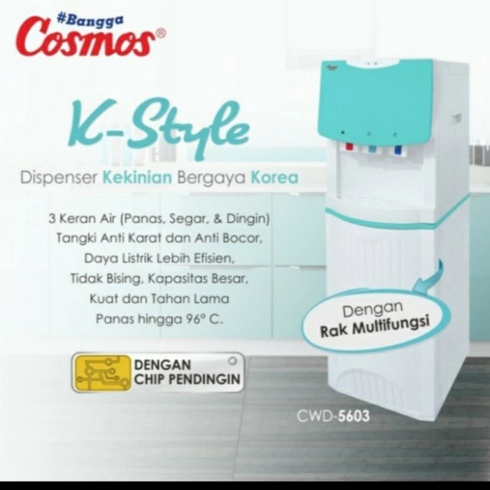 dispenser cosmos 3kran panas-dingin-normal