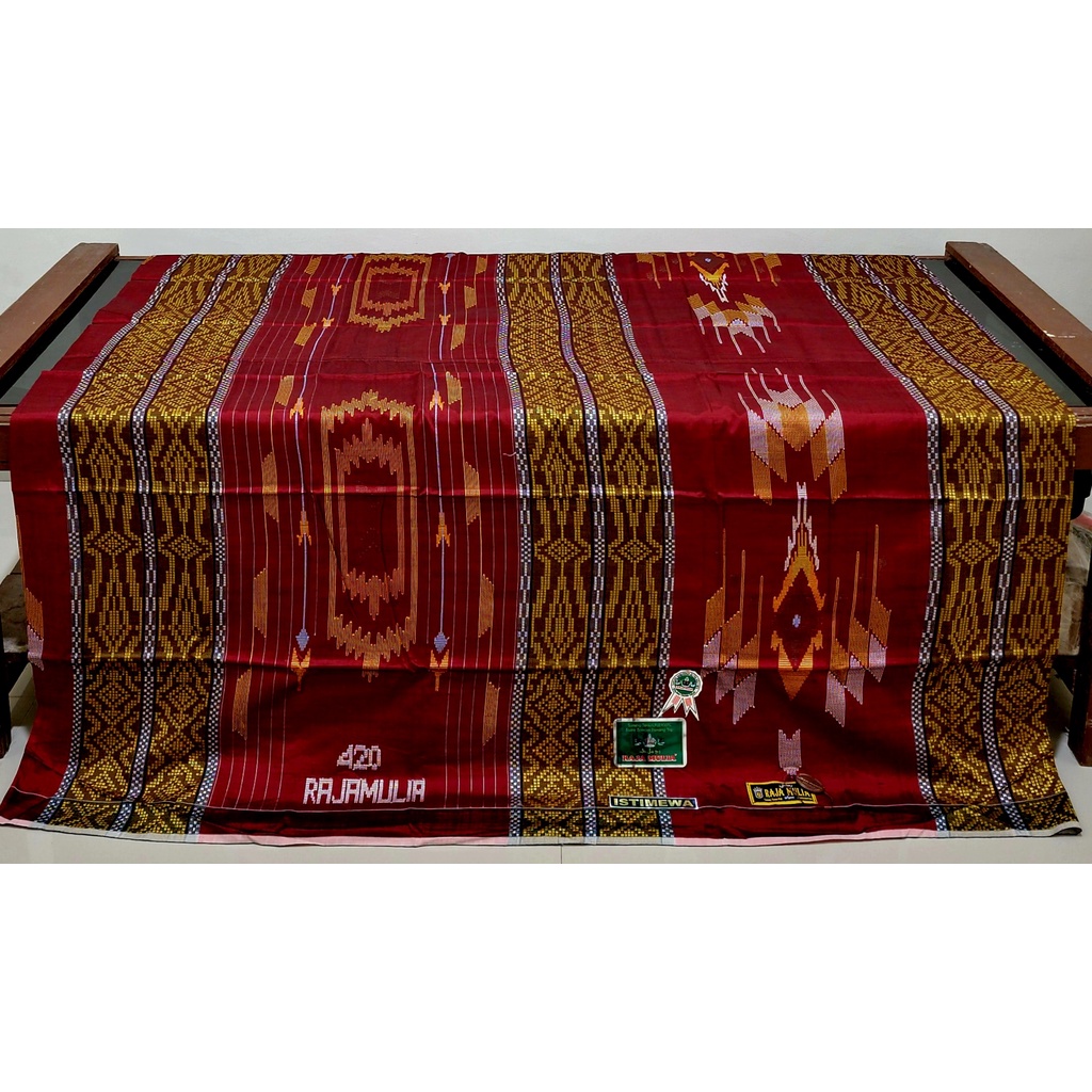 Sarung tenun sutra RAJA MULIA 420 EXCLUSIVE skelas tamer kamer bhs sge sgt lamiri lamiya hidayat