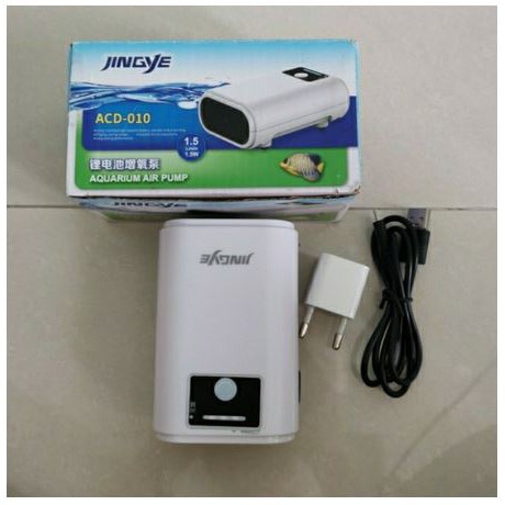 JINGYE AC/DC 010 - 1 lubang / 1 way Mesin Aerator Aquarium