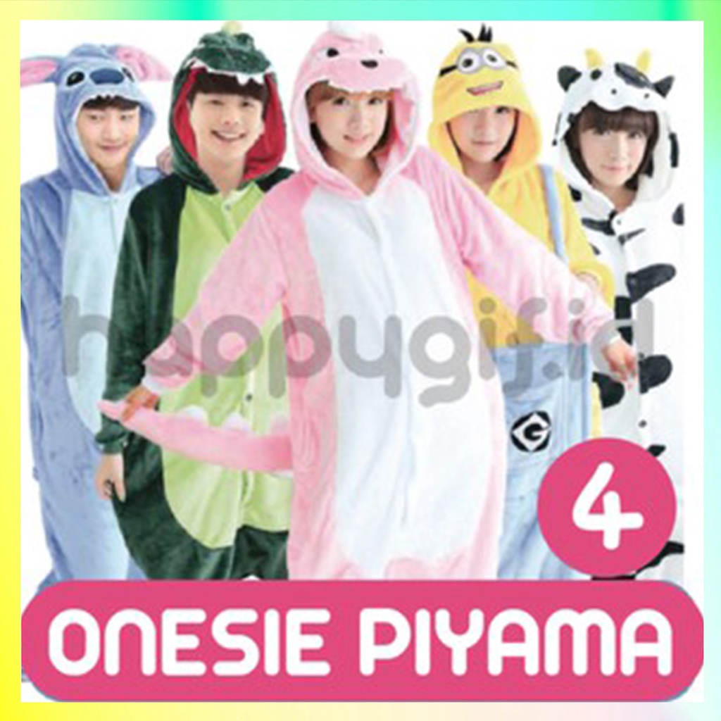 KOSTUM ONESIE KIGURUMI BAJU PIYAMA KARAKTER DEWASA 4