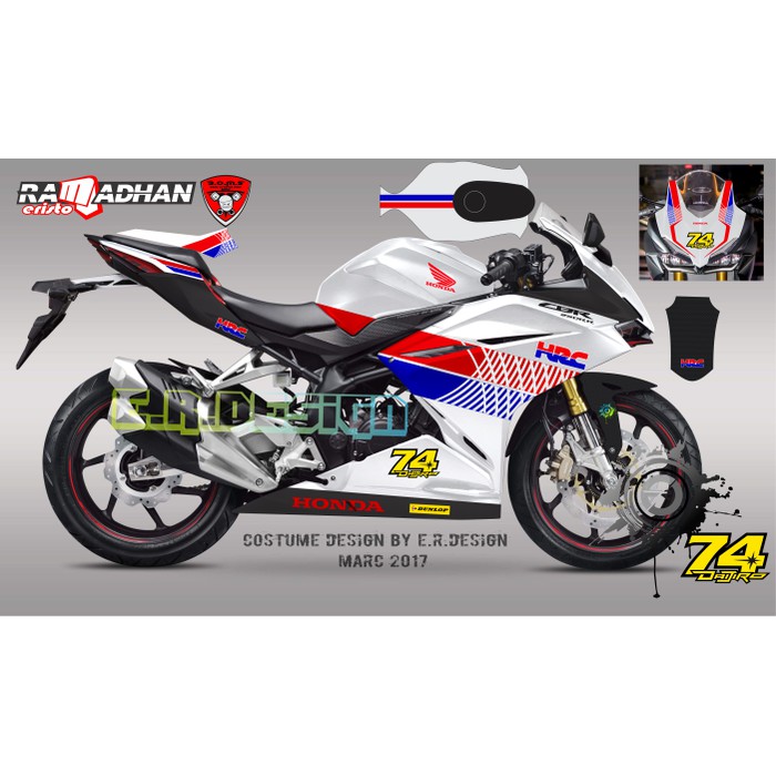 32 Dekal Decal Sticker Honda Cbr 250rr Hrc Fullbodystiker Motor Shopee Indonesia