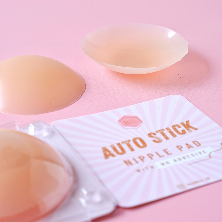 KINDSTORE❤ | NIPPLE SILICONE PAD Auto Stick nipple pad tanpa lem