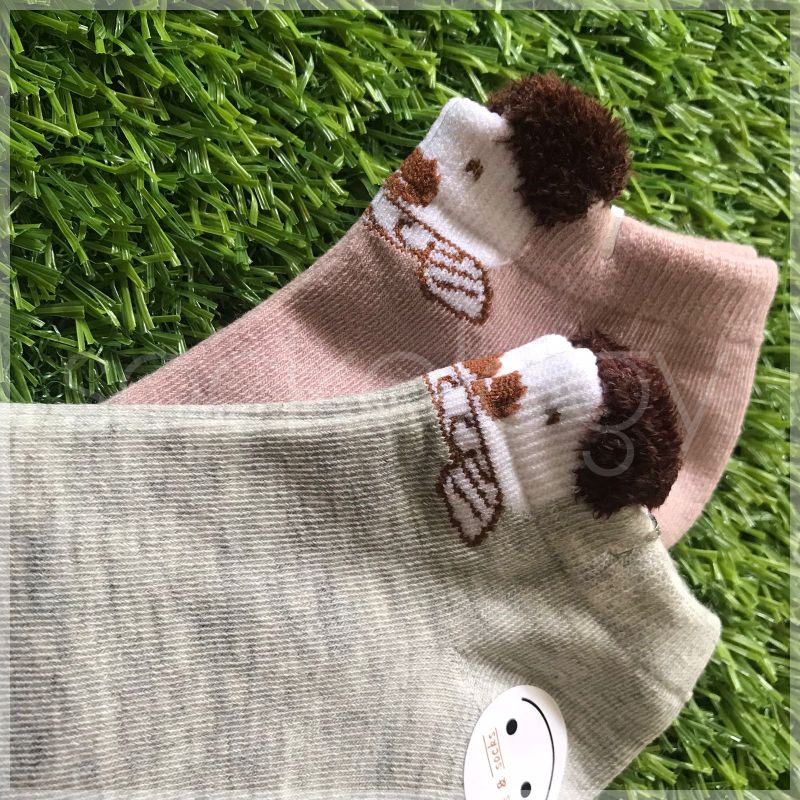 (Min 3pcs @6.000) Kaos kaki anak lucu 3D (kuping) / kids sock high quality Qishen unisex boy girl