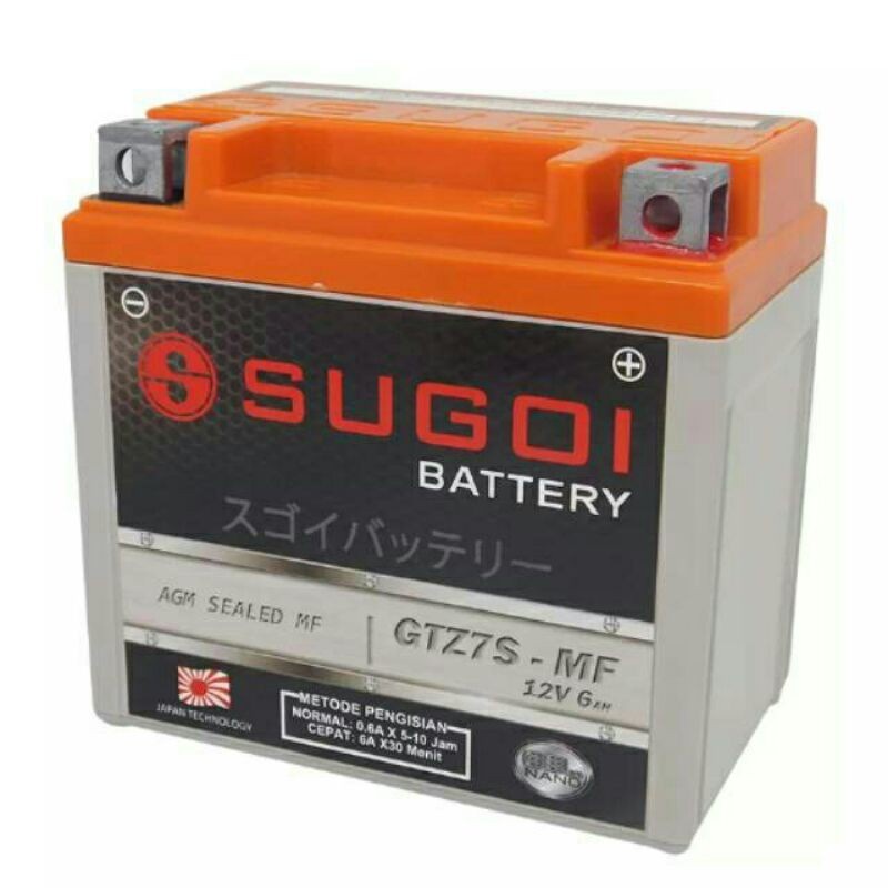 AKI ACCUE SUGOI GTZ7S MF NANO GEL HONDA VARIO 125 150 FI ESP CBS CB150