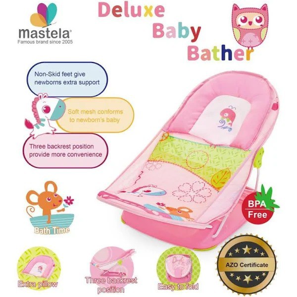 mastela deluxe baby bather