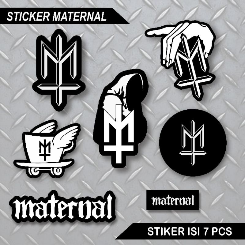 Sticker Pack Maternal Disaster, stiker brand