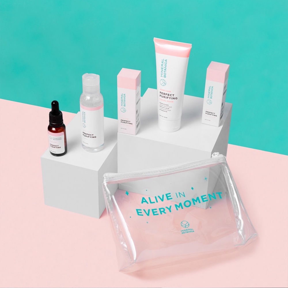 Mineral Botanica Perfect Purifying Bundling Set Bebas Jerawat