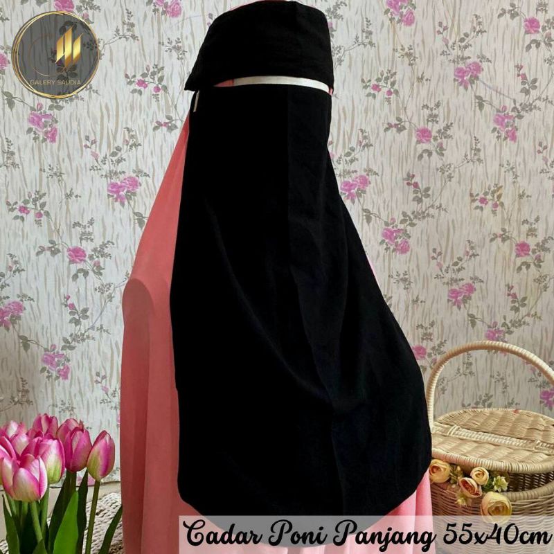 Cadar poni dan bandana bandul panjang Jumbo