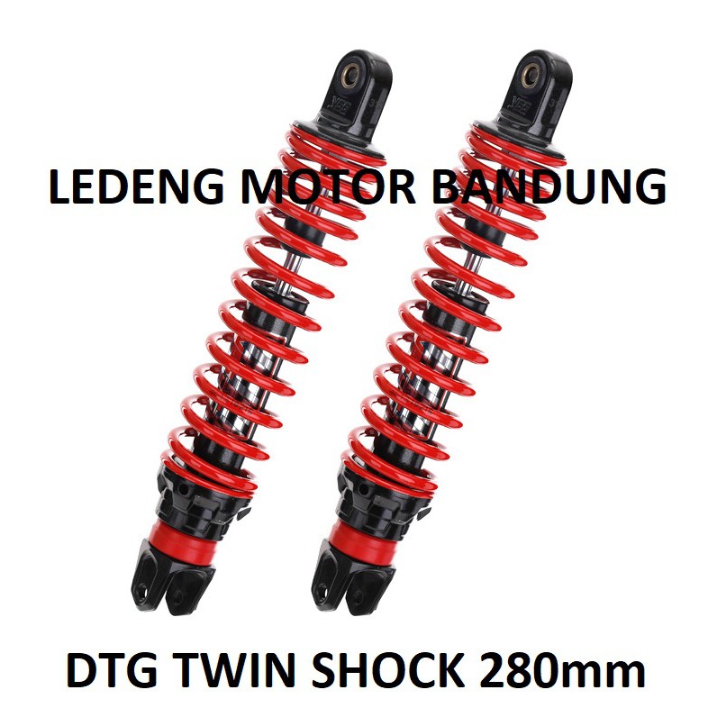 YSS DTG 280mm Twin Shockbreaker Yamaha Vega-ZR New Jupiter-Z F1zr Shock Gas Hybrid 280