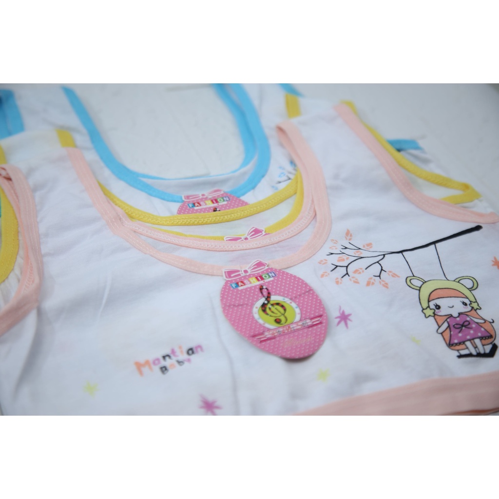 Miniset anak motif minie daleman anak sd / smp miniset putih