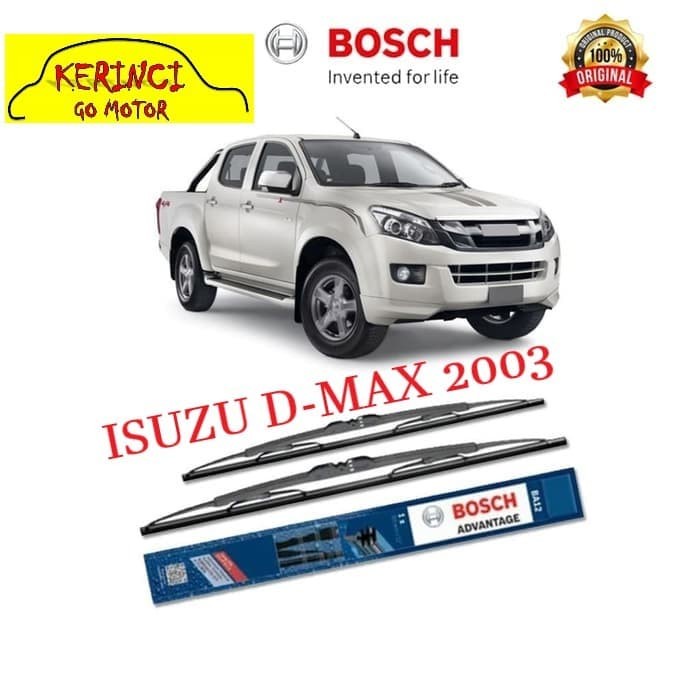 WIPER ISUZU D-MAX 2003 BOSCH ADVANTAGE 22&quot; &amp; 19&quot; SEPASANG - WIPER SET