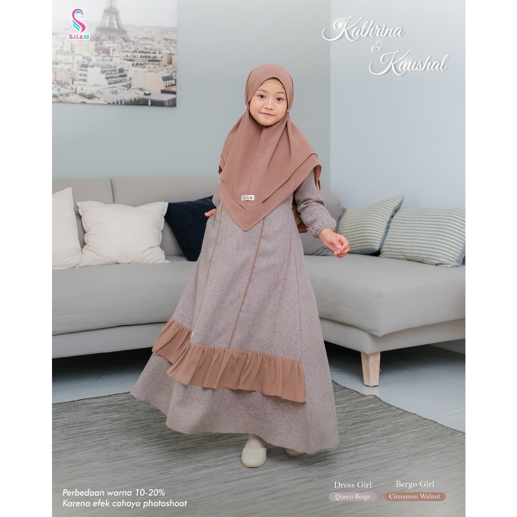 Terlaris DRESS ANAK (KALISYA )RENDA TILE (USIA3-4 TAHUN) TERLARIS/TERMURAH/GAMIS ANAK MURAH