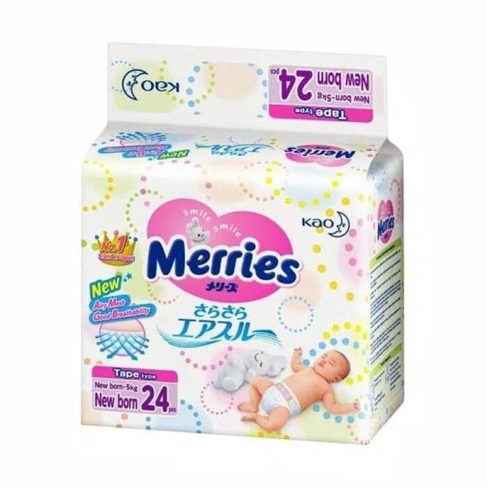 MERRIES PREMIUM PEREKAT NEWBORN 24