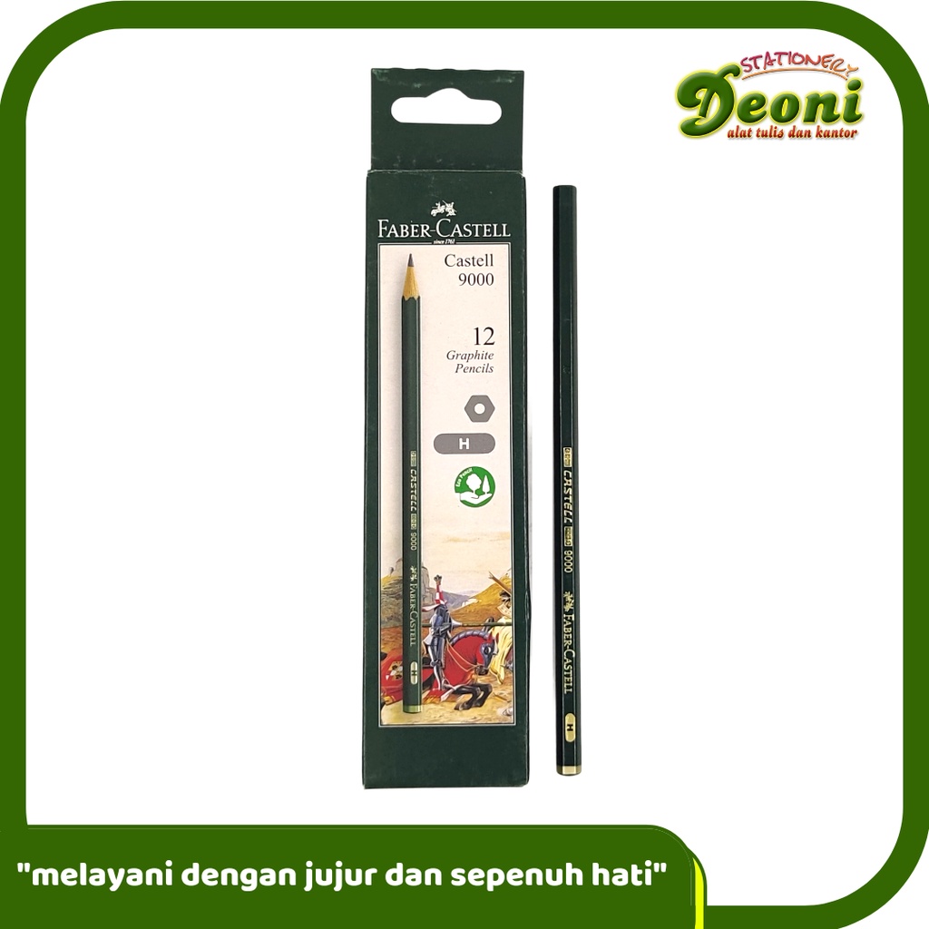 

FABER-CASTELL Castell 9000 Pencil H Pensil 12pcs