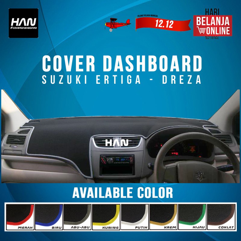 Dashboard Mobil Suzuki Ertiga 2012 - 2017 - Aksesoris Interior Alas Cover Penutup Karpet Dasboard