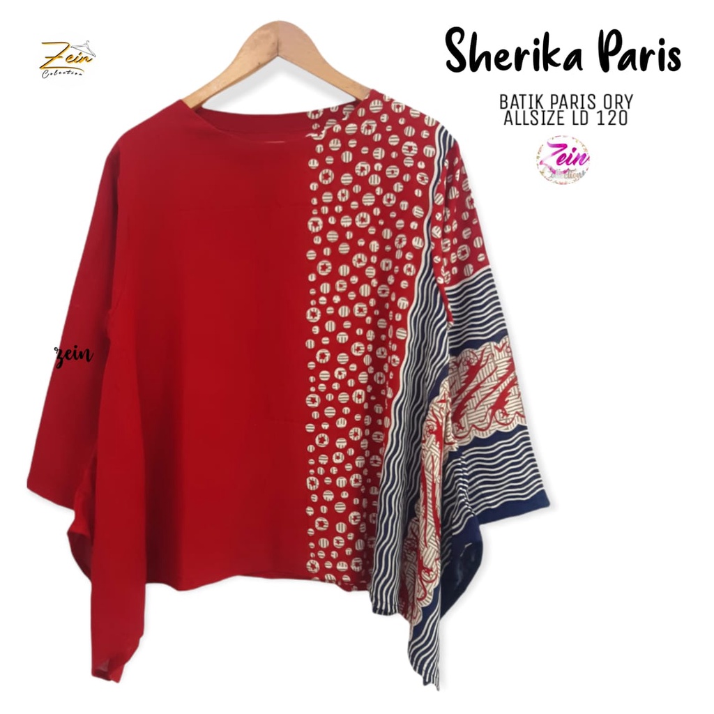 Blus sherika paris batik solo