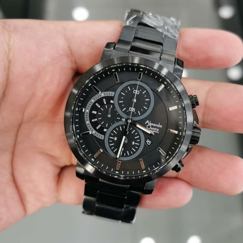 Jam Tangan Pria Alexandre Christie Original AC 6563 AC6563 Stainless Steel Garansi 1 Tahun Alexander