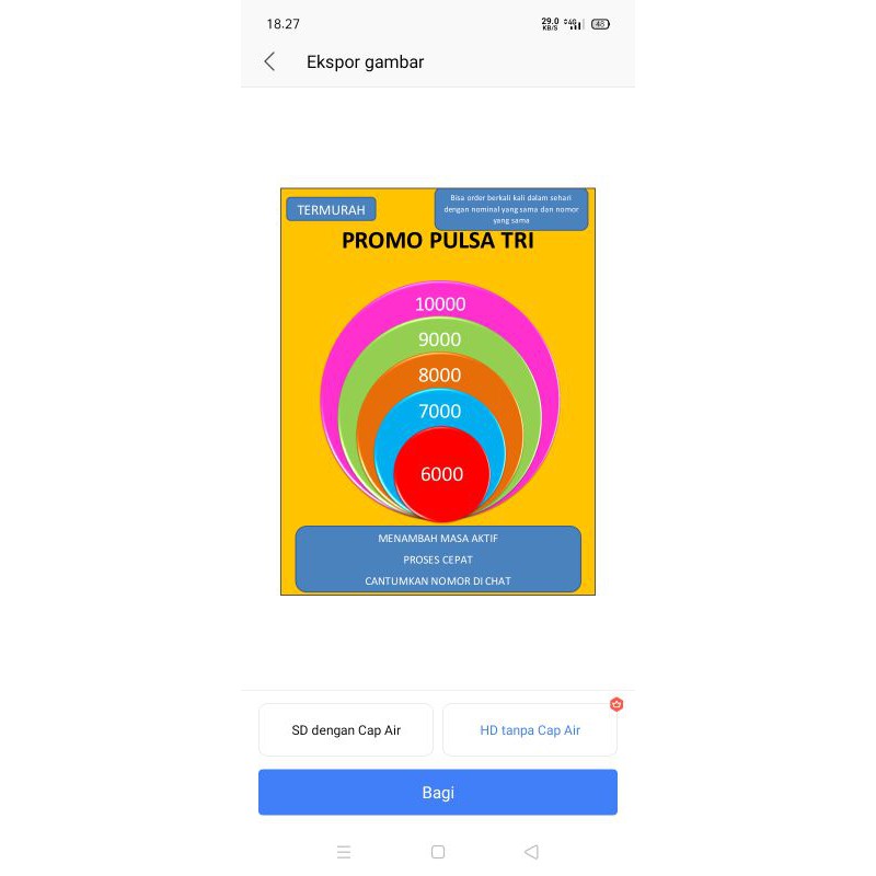 PULSA TRI 1000 MENAMBAH MASA AKTIF