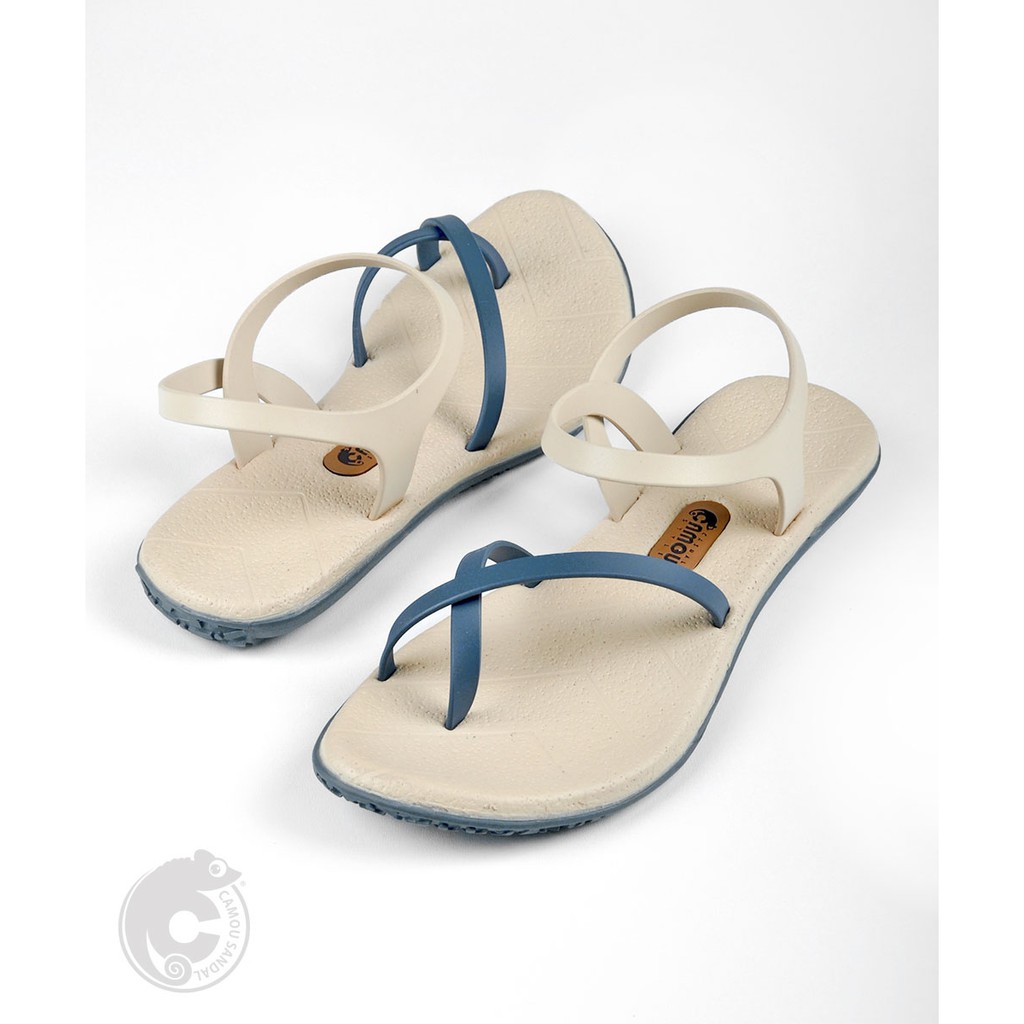 Sandal Camou Wanita Vivian Calmy Blue