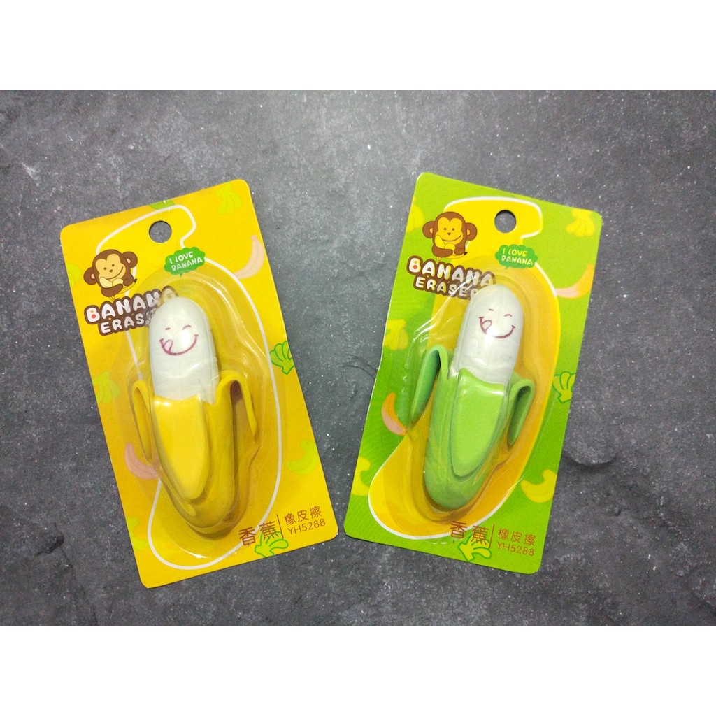 

Penghapus Pensil karakter pisang lucu Ukuran Besar