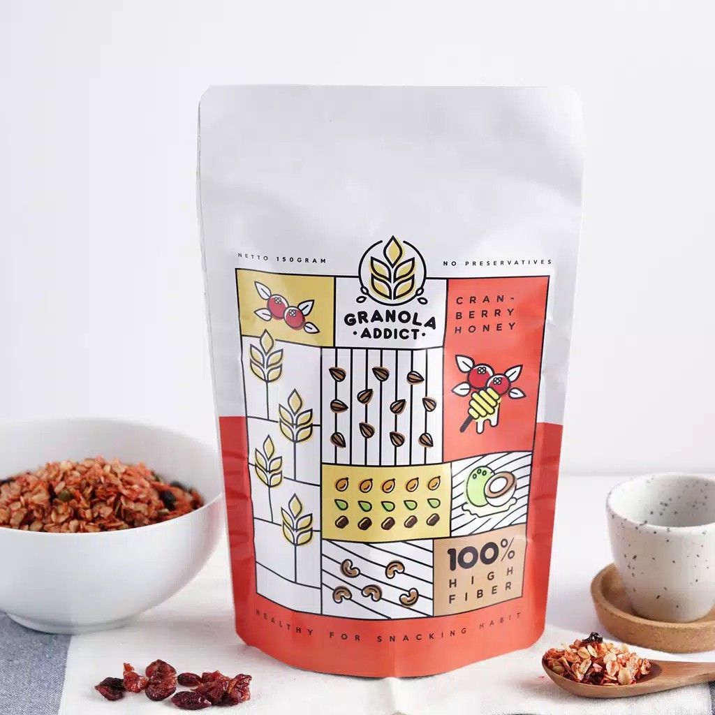 

Granola Addict - Cranberry Honey 150g