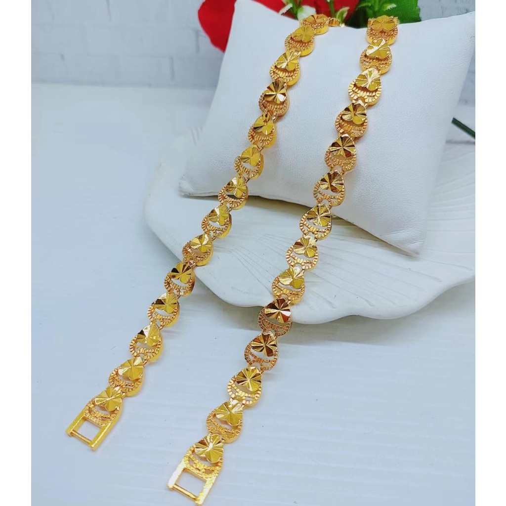 Gelang Xuping Lapis Emas 24K Perhiasan N118.119