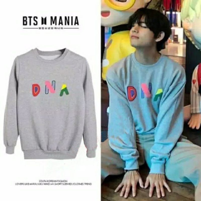 Basic Sweater  BTS Kim Taehyung style  DNA printing