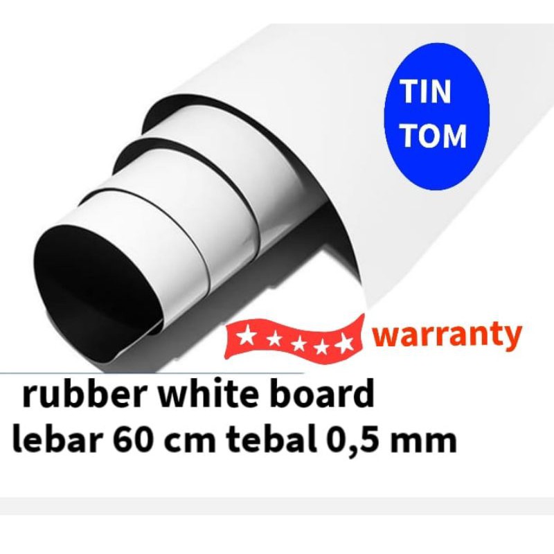 

rubber white board pelekat magnet