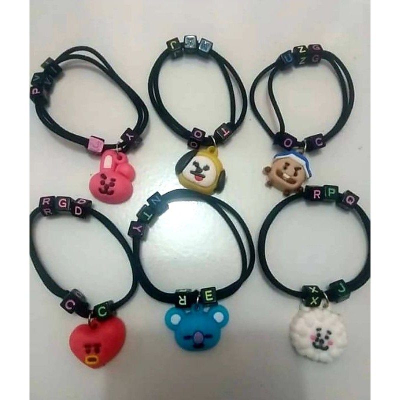 Gelang Tali Boneka BTS BT21 String Per Lusin 12pcs Grosir