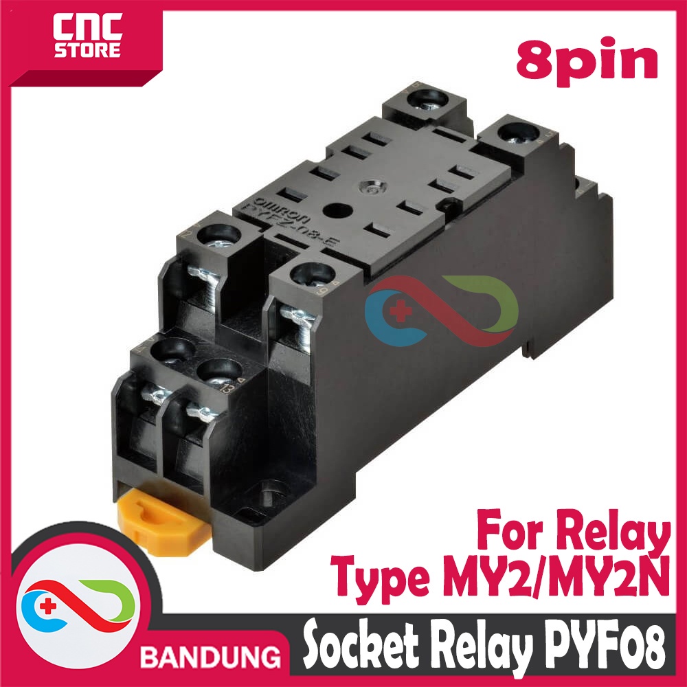 SOCKET RELAY MY2 MY2N 8P 8 PIN PYF08A