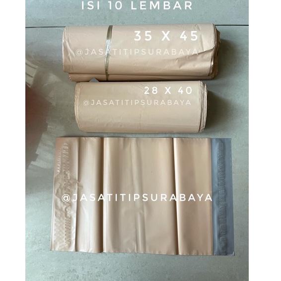 

(A5D7) ★ [READY STOCK] 35x45 28x40 25x35 Polymailer Nude / Cokelat Polybag Kantong Amplop Plastik Packing //L@a@r@i@s