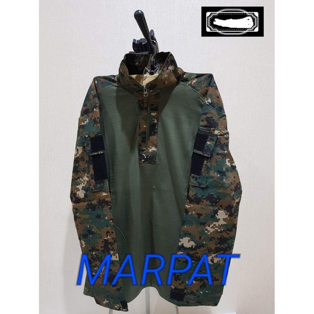 Kaos Baju BDU MARPAT Tactical Combat Shirt Army Militer Kemeja Outdoor