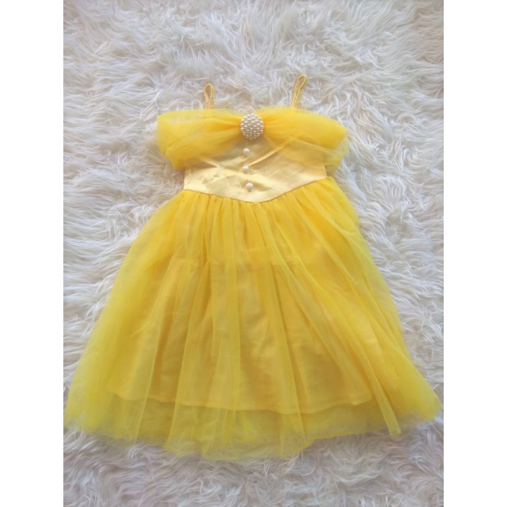 DRESS ANAK TONGTONGMI YELLOW TT11931