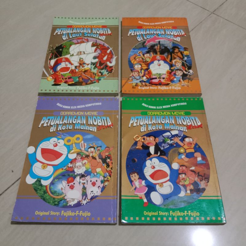 4 KOMIK BEKAS ORI DORAEMON MOVIE PETUALANGAN NOBITA