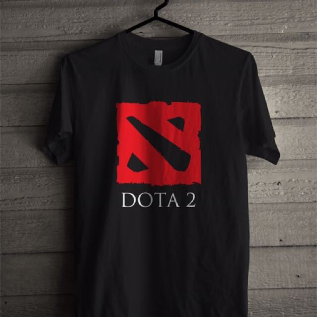 KAOS PRIA DOTA 2 BIG SIZE M L XL 2XL 3XL 4XL 5XL HITAM LENGAN PENDEK