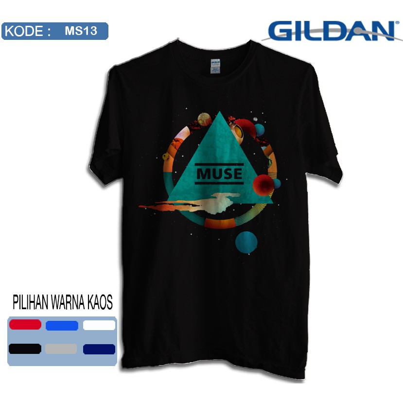 Kaos muse band original gildan softstyle ms13