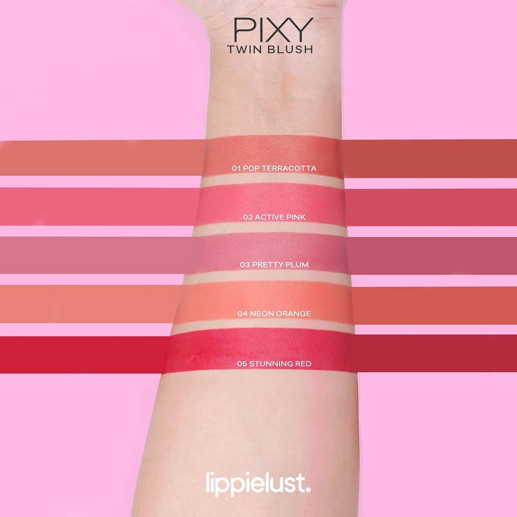 Pixy Twin Blush 2 In 1 Blusher &amp; Lip Color