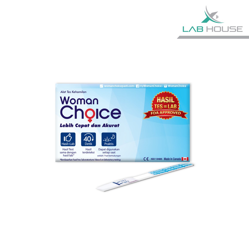 WOMAN CHOICE Stripe - 1 pcs Alat Tes Kehamilan